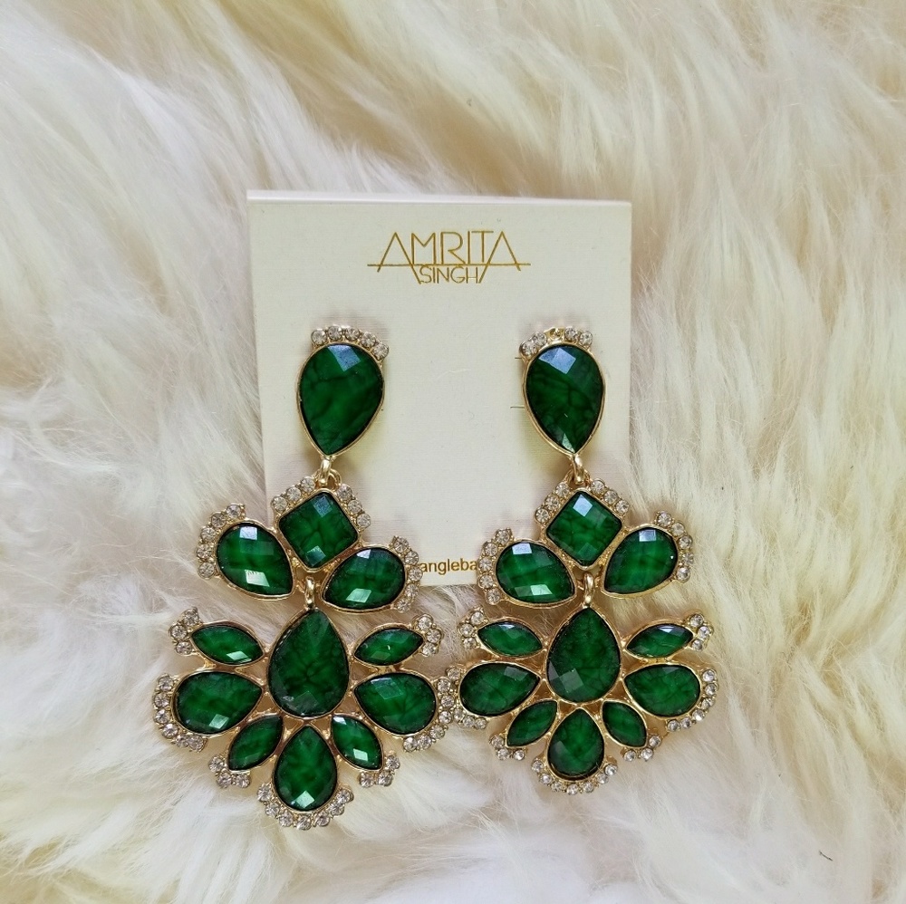 Amrita Singh Crystal Drop Earrings